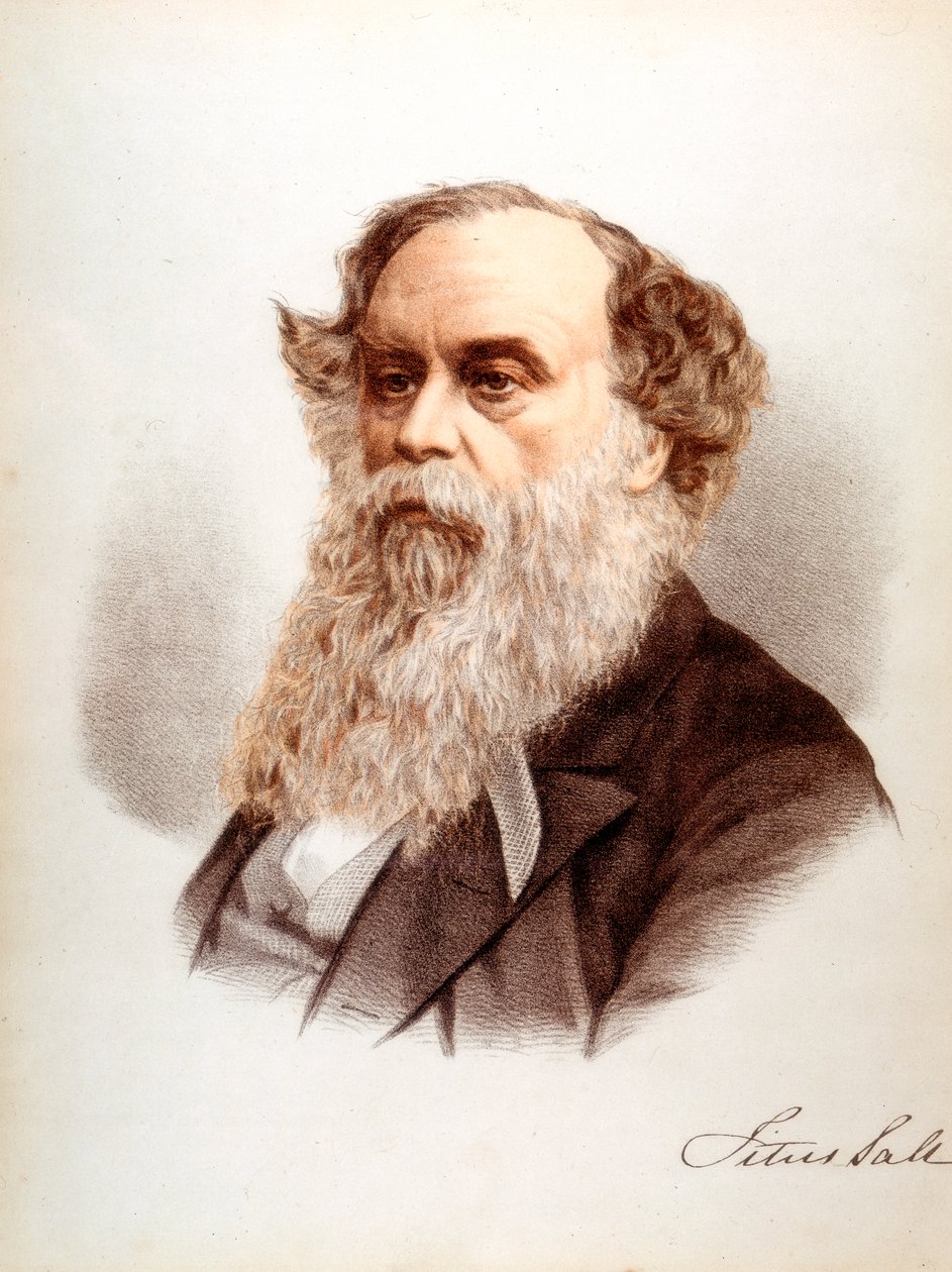 Titus Salt, lançador de lã britânico e industrial, c1880 de Unbekannt