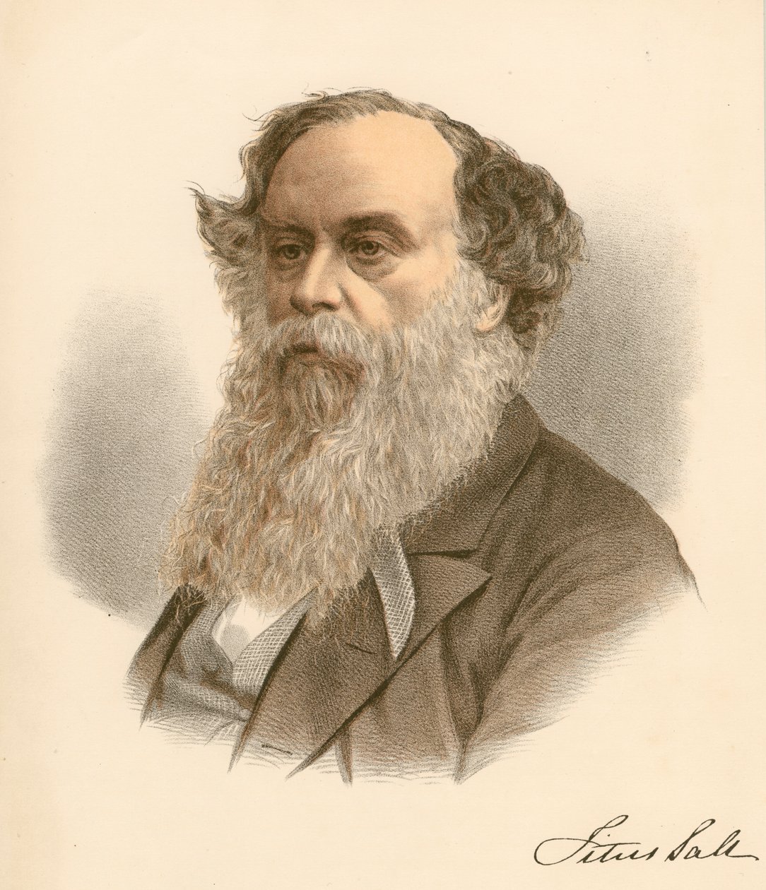 Titus Salt, lã britânica e industrial, c1880 de Unbekannt