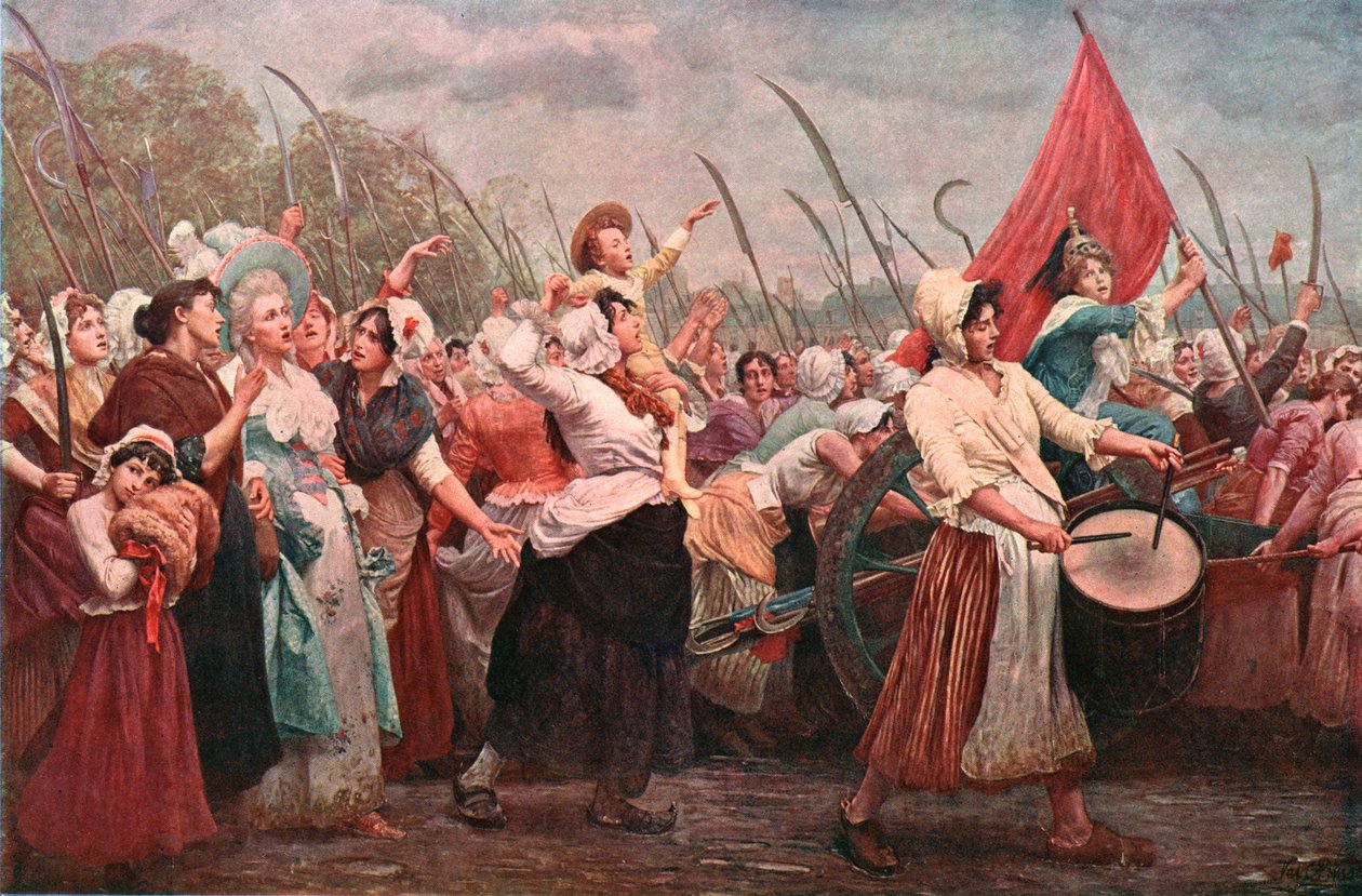 Para Versalhes, um incidente na Revolução Francesa, c1894, c1902. de Unbekannt