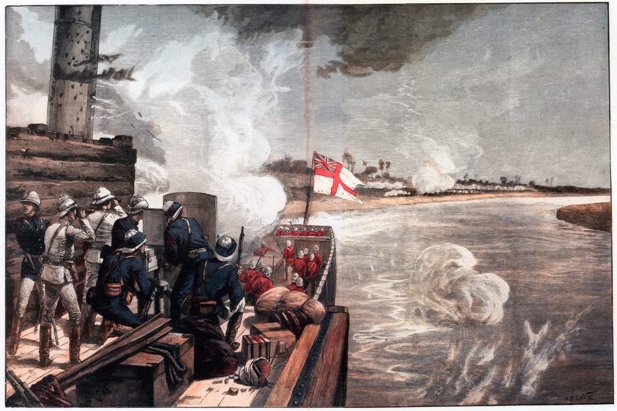 Para o resgate, guerra no Sudão, 1885 de Unbekannt