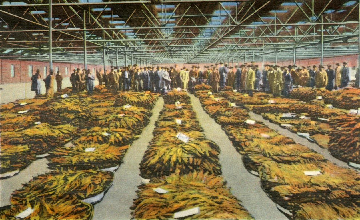 Venda de tabaco, uma cena sempre interessante, 1942. de Unbekannt