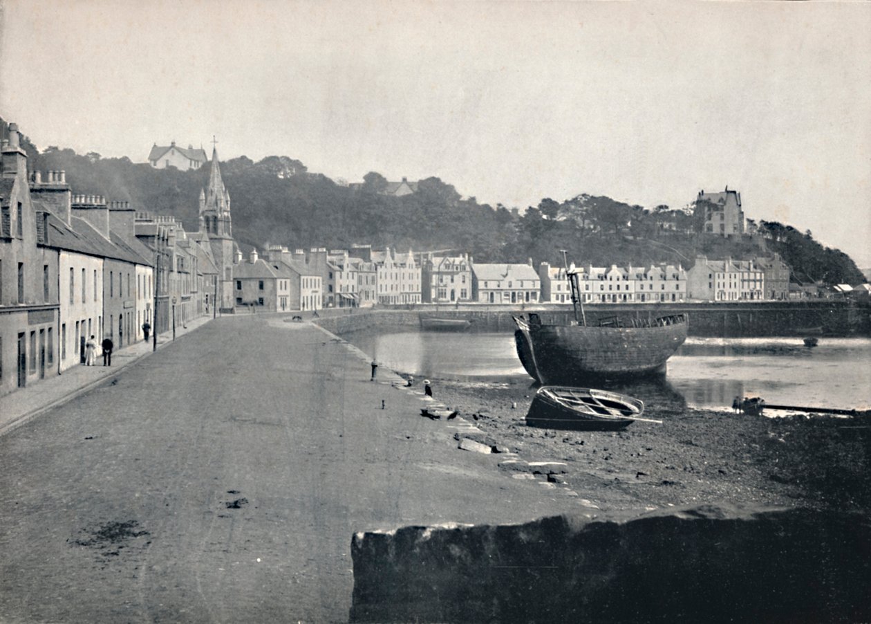 Tobermory - Vista Geral da Cidade, 1895 de Unbekannt