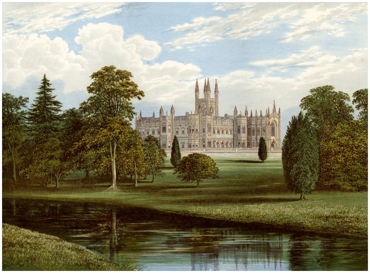 Toddington Park, Gloucestershire, casa de Lord Sudeley, c1880 de Unbekannt