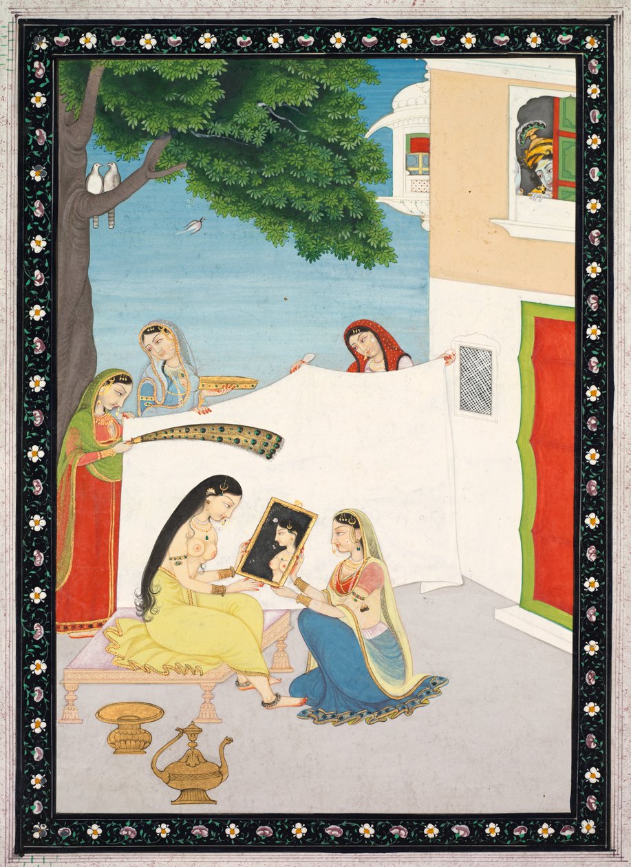 Toalete de Radha, c. 1810-1820. de Unbekannt