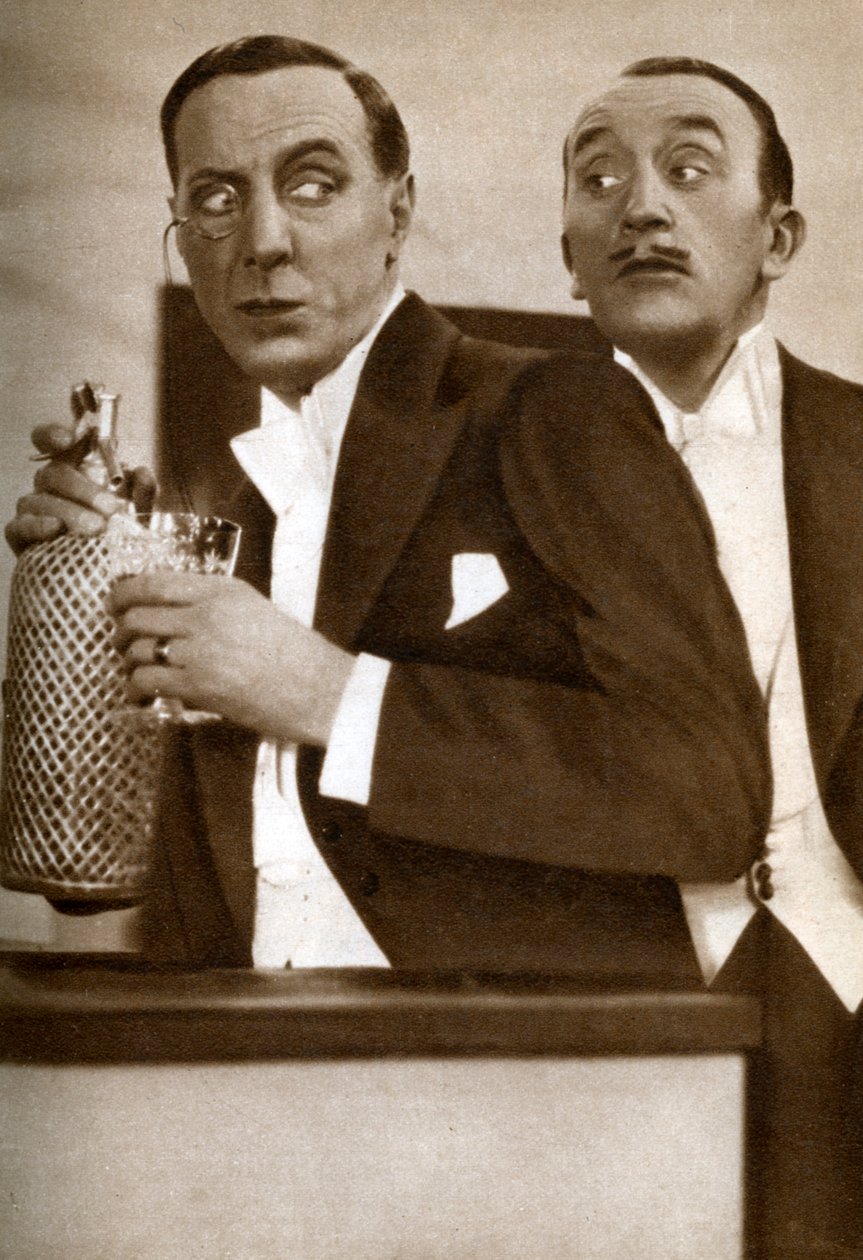 Tom Walls e Ralph Lynn, atores ingleses, 1933 de Unbekannt