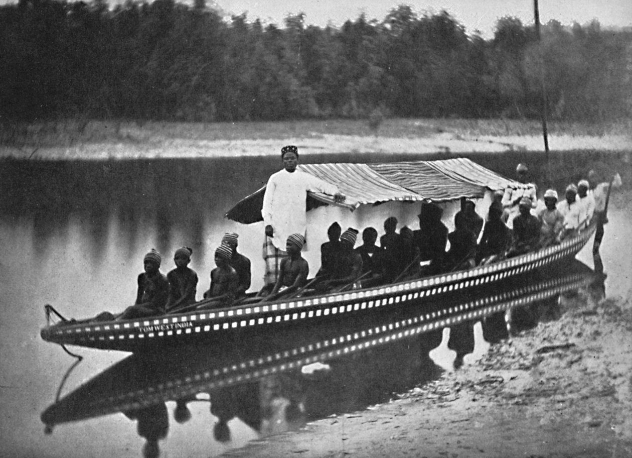 Tom West Indias canoa, New Calabar, sul da Nigéria, 1912 de Unbekannt