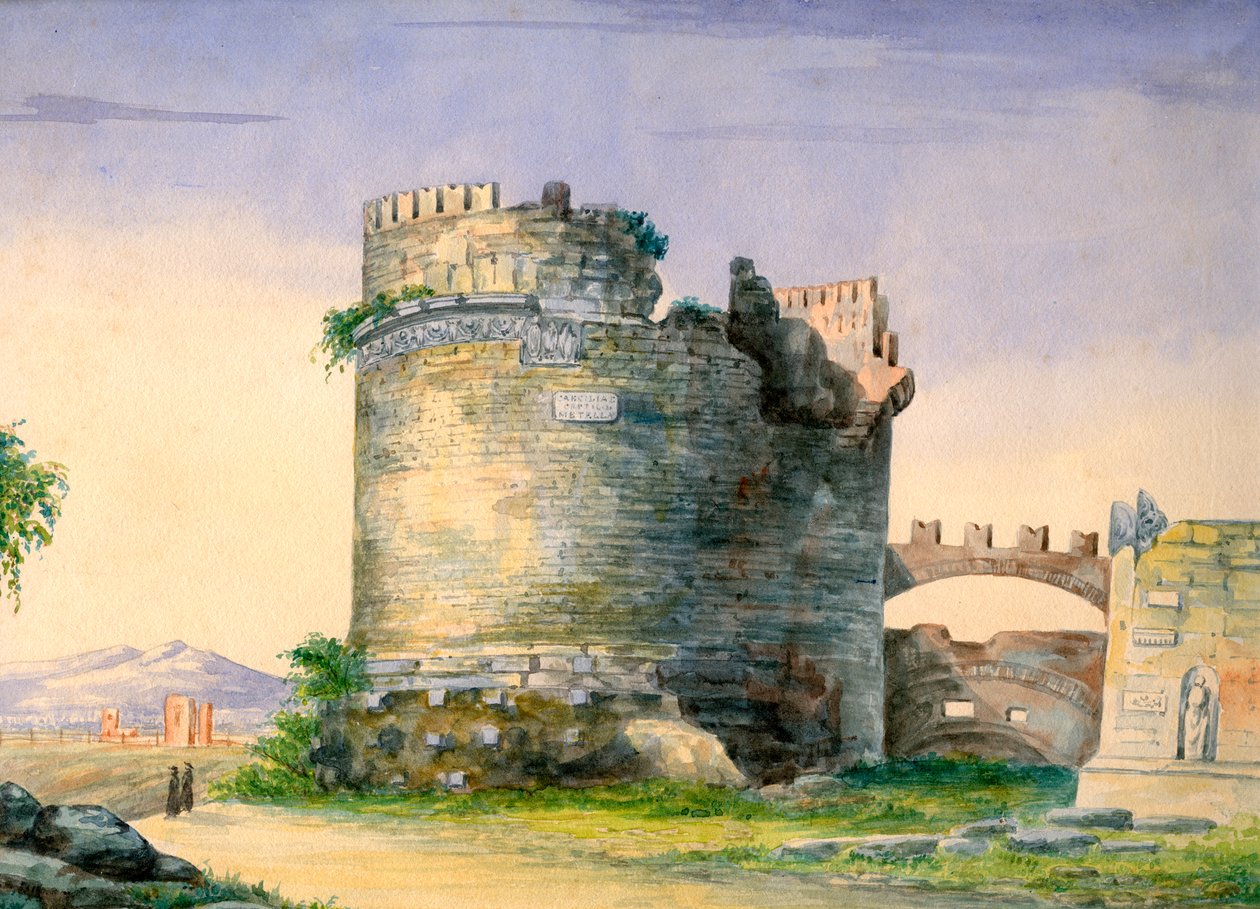 Túmulo de Caecilia Metella, Roma, Itália de Unbekannt