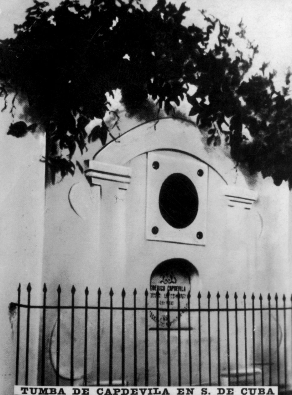 Túmulo de Capdevila em Santiago de Cuba, 1871, 1920 de Unbekannt
