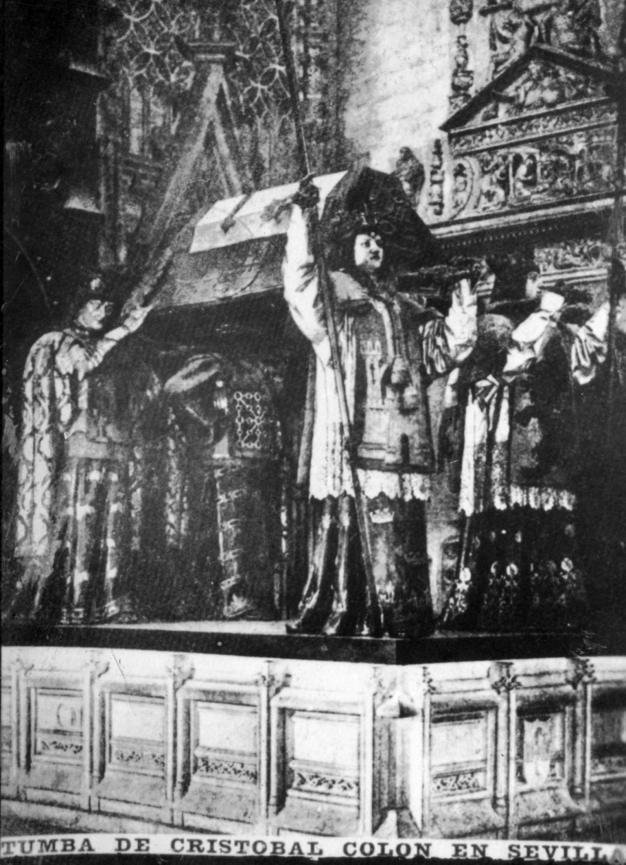 Túmulo de Cristóvão Colombo, século XIX, 1920 de Unbekannt