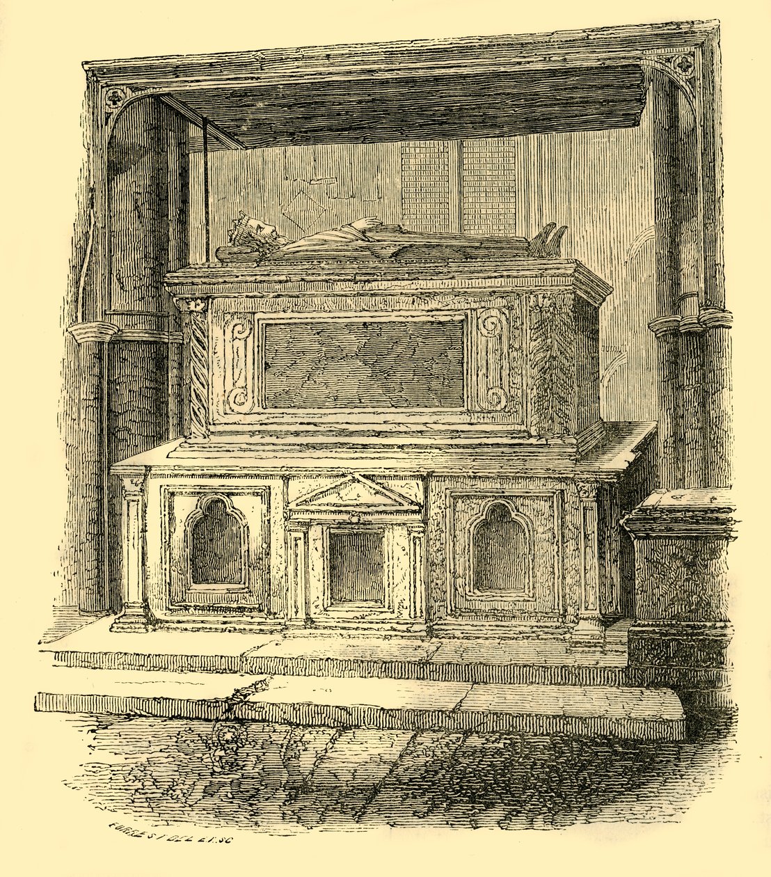 Túmulo de Henrique III, 1881. de Unbekannt
