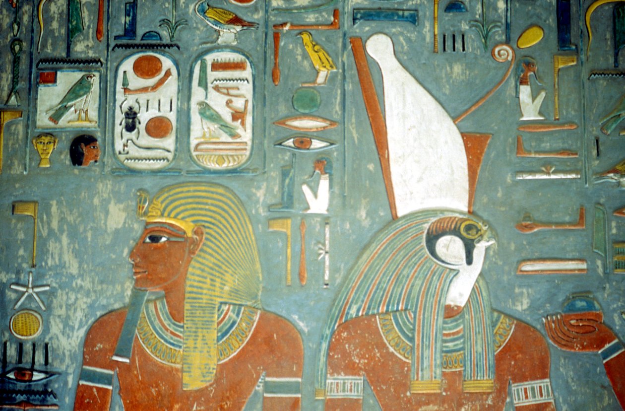 Túmulo de Horemheb, último rei da 18a dinastia, Egito Antigo, c1292 aC de Unbekannt