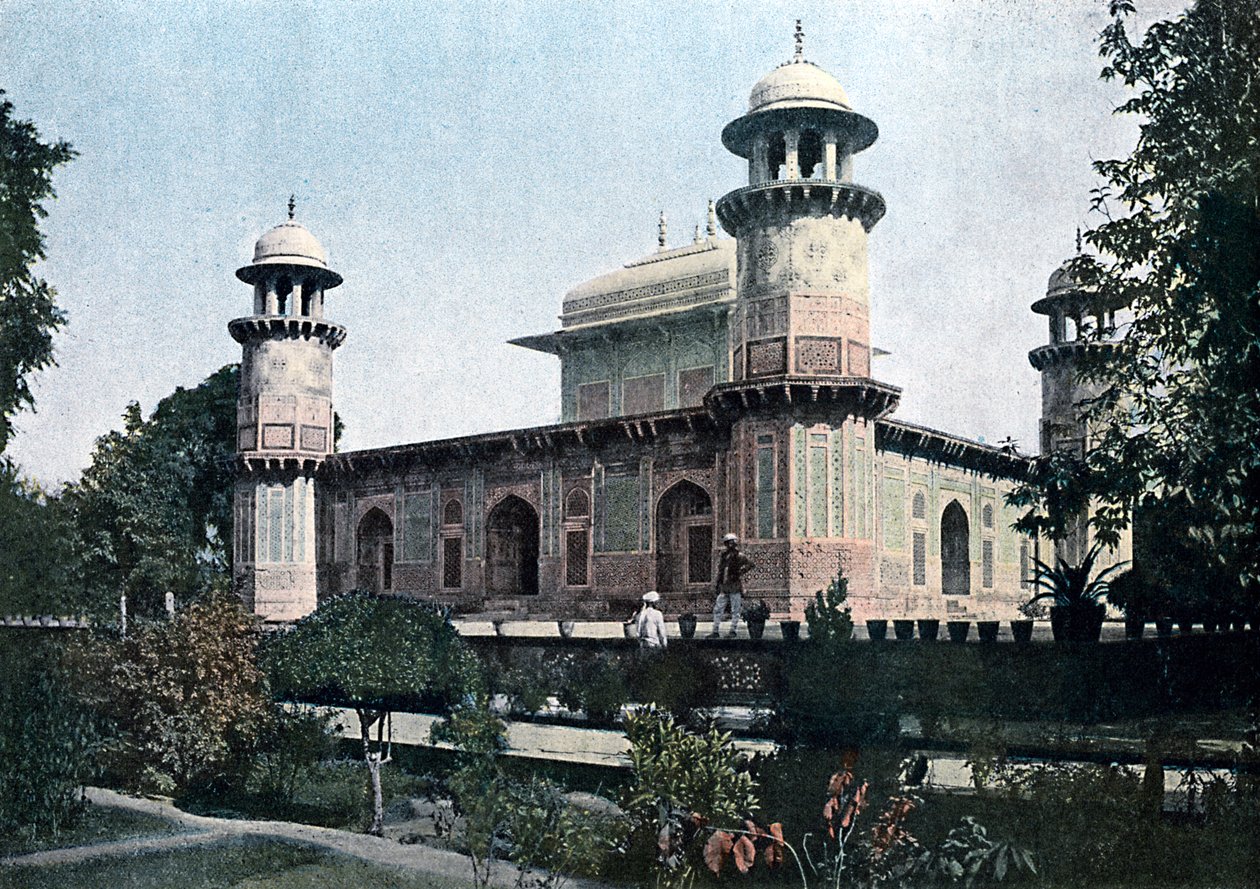 Túmulo de Itimad-Ud-Daula, Agra, Índia, c1890 de Unbekannt