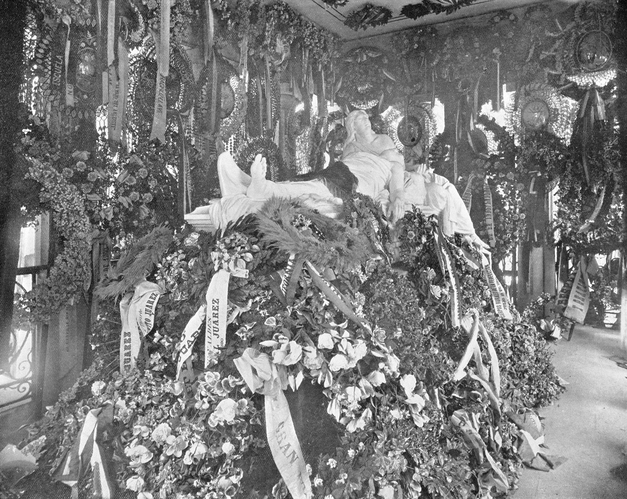 Túmulo de Juarez, San Fernando Cemetery, Cidade do México, México, c1900. de Unbekannt