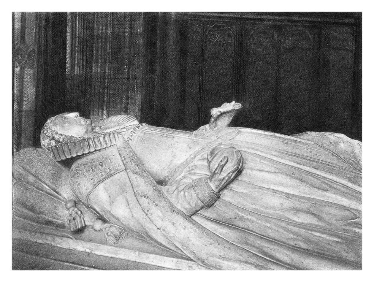 Túmulo da rainha Elizabeth I, Abadia de Westminster, 1896 de Unbekannt