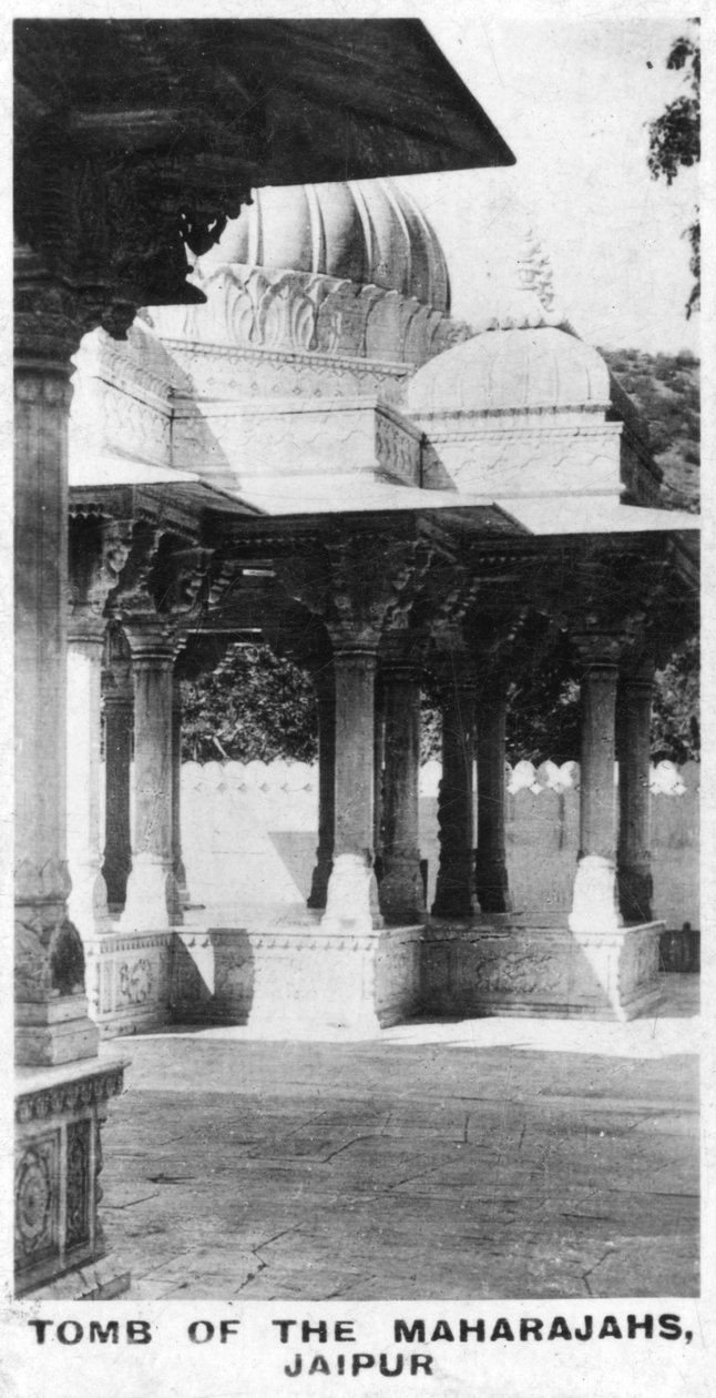 Túmulo dos marajás, Jaipur, Rajastão, Índia, c1925 de Unbekannt