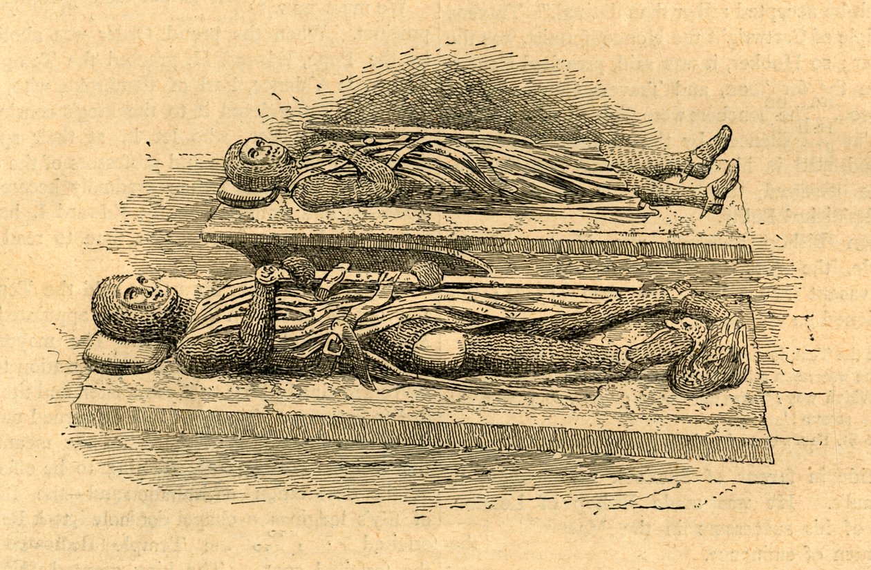 Túmulos dos Cavaleiros Templários, 1870, 1897. de Unbekannt
