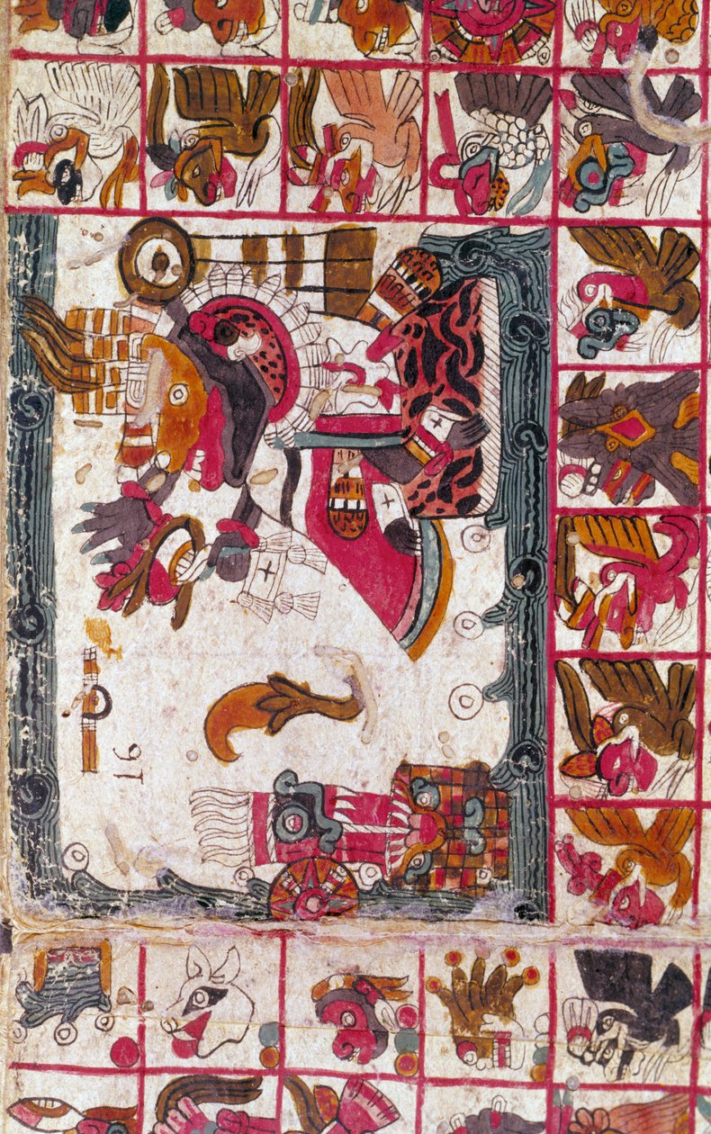 Tonalamatl Aubin, Fólio 16, século 15 de Unbekannt