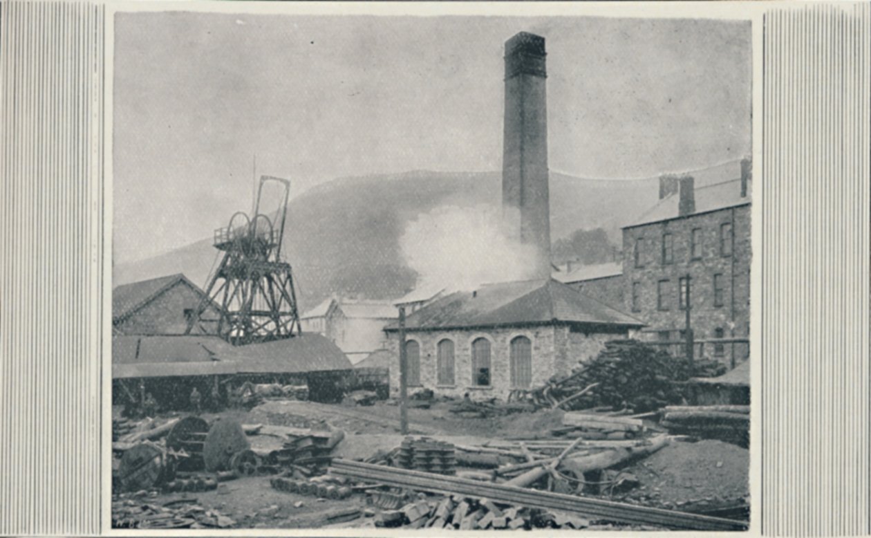 Topo de uma mina de carvão, 1910 de Unbekannt