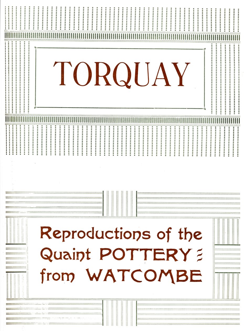 Torquay - reproduções da cerâmica singular de Watcombe, 1919 de Unbekannt