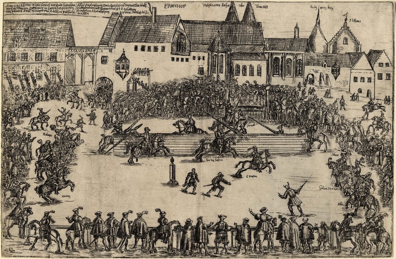 Torneio na época de Henrique I, o Fowler 938, ca. 1575 de Unbekannt