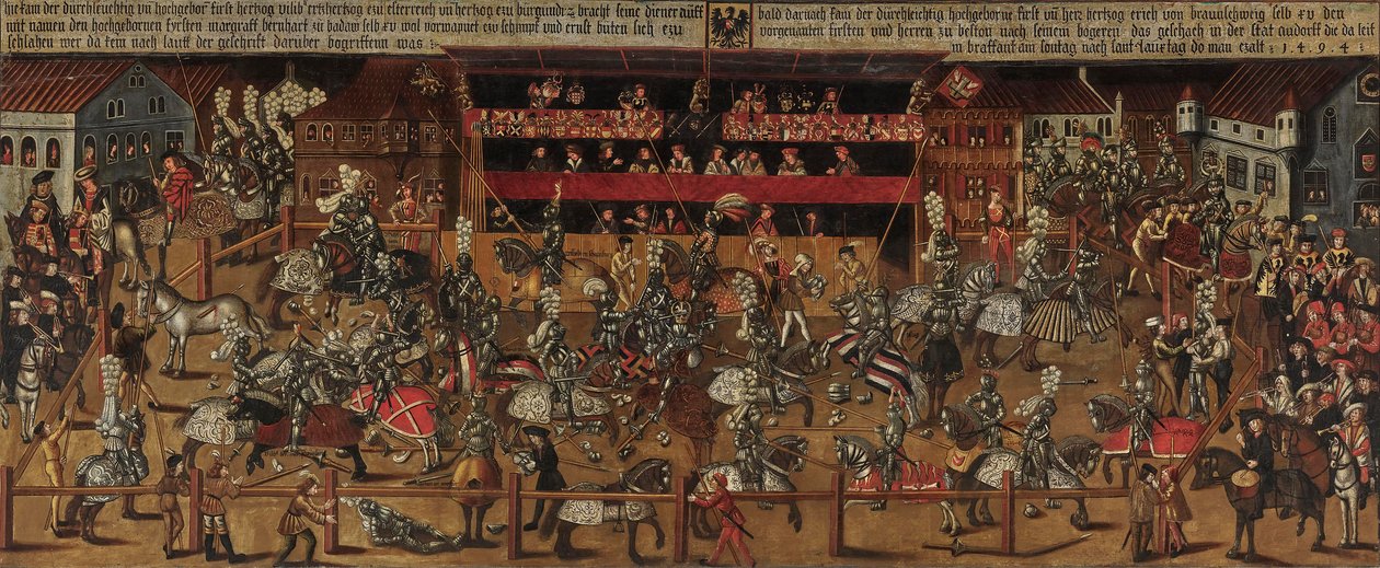 Torneio em Antuérpia, 1498. de Unbekannt