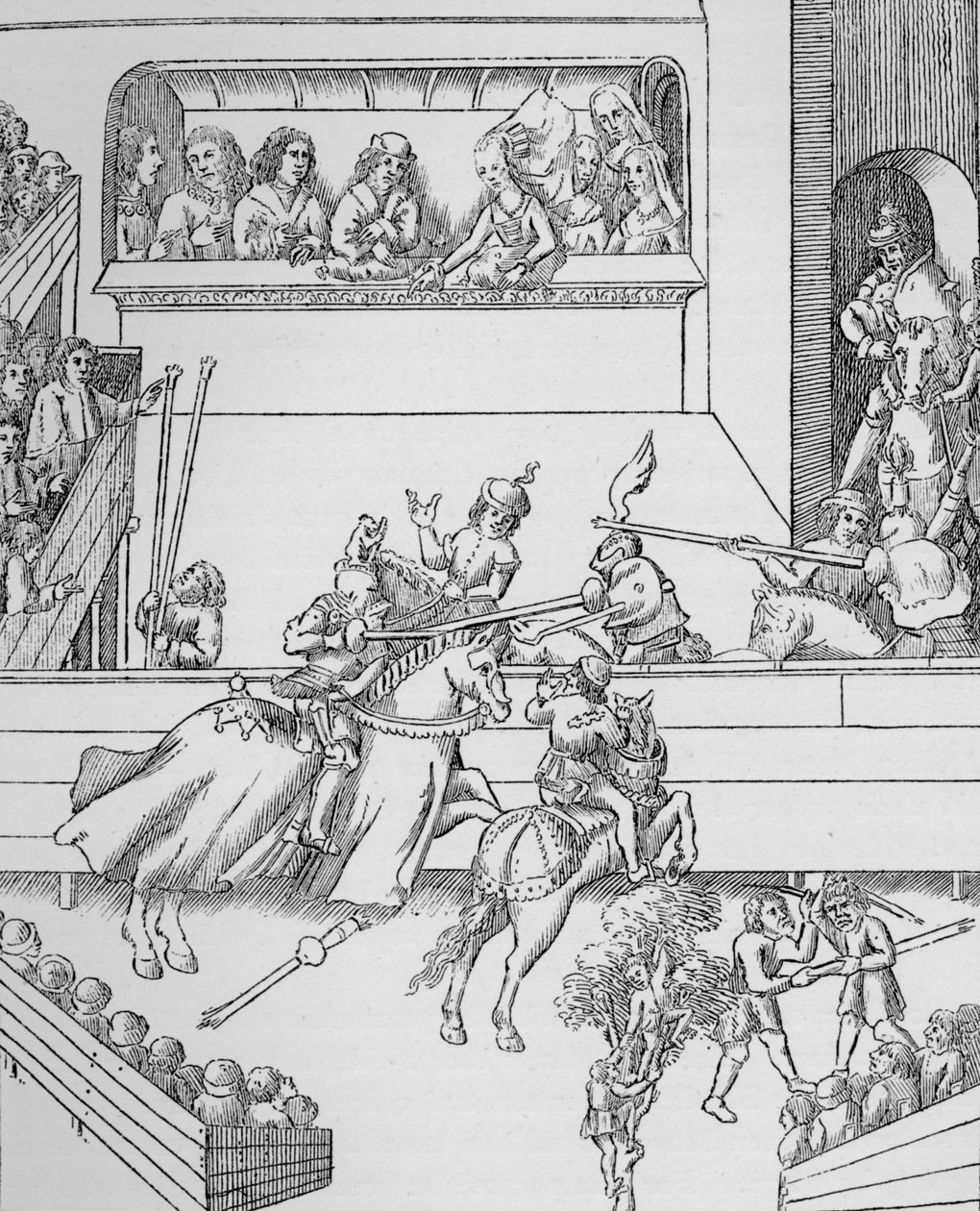 Torneio do Conde de Warwick, século XVI 1906 de Unbekannt