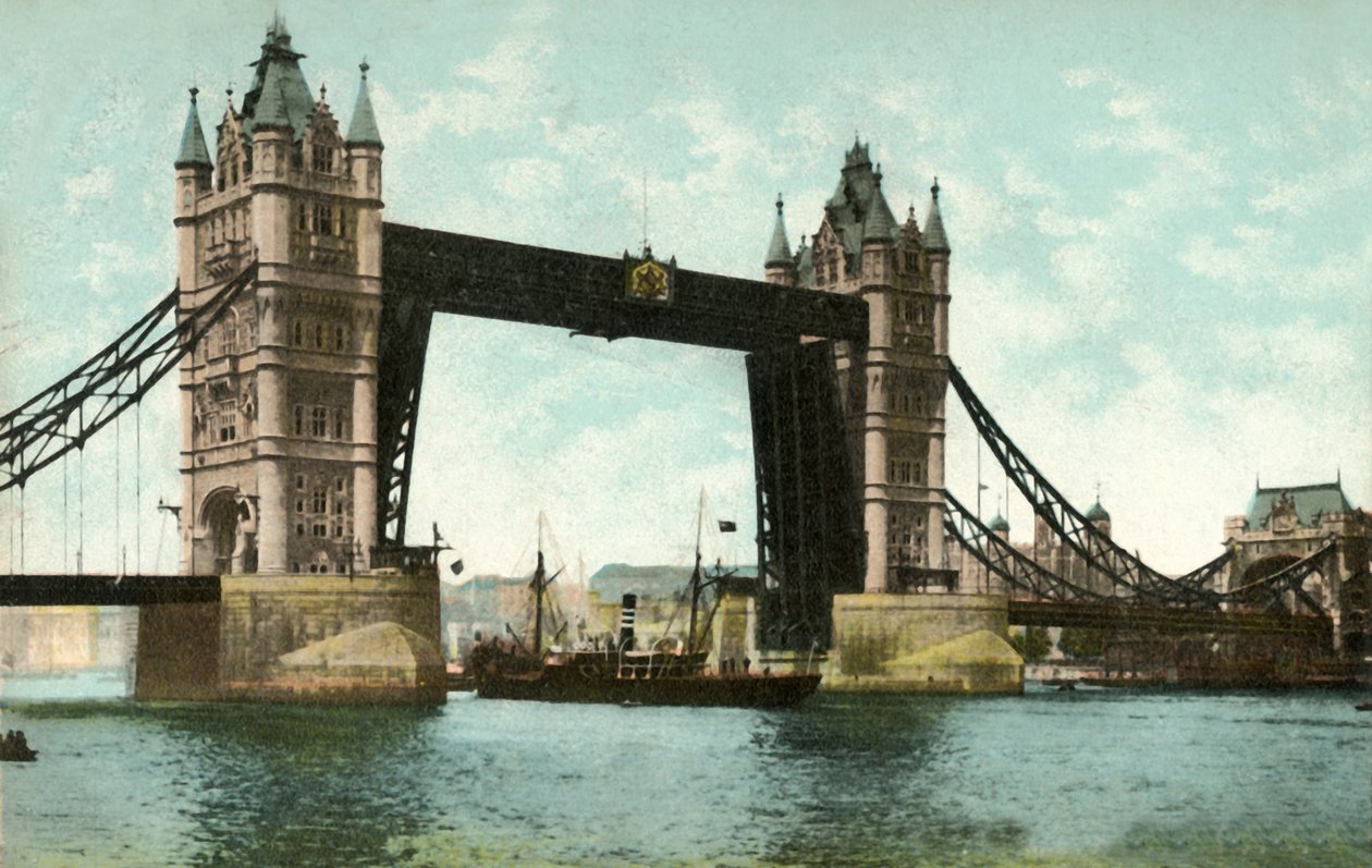 Tower Bridge, Londres, 1906. de Unbekannt