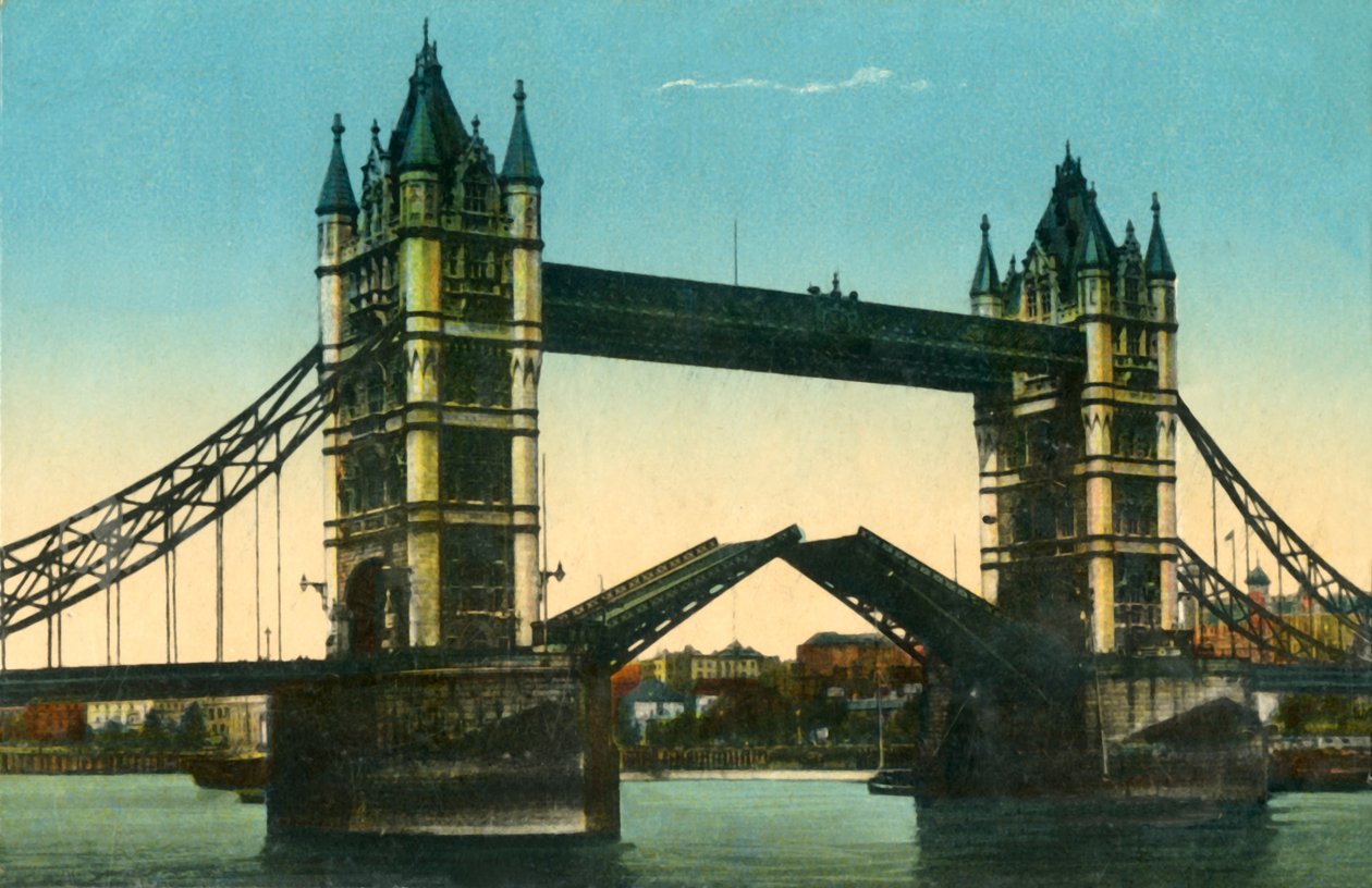 Tower Bridge, Londres, c1910. de Unbekannt