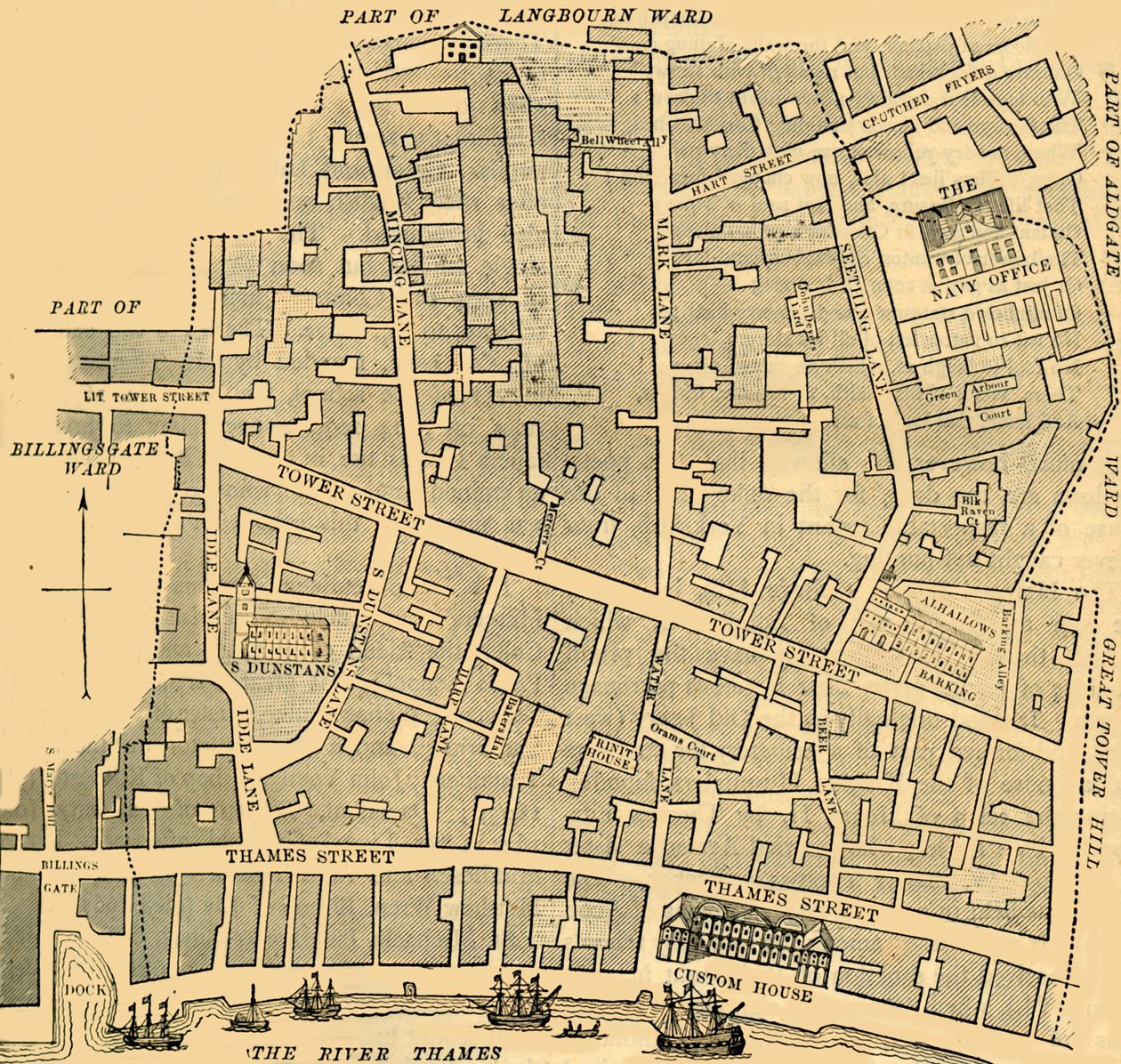 Divisão da rua da torre, c1872. de Unbekannt
