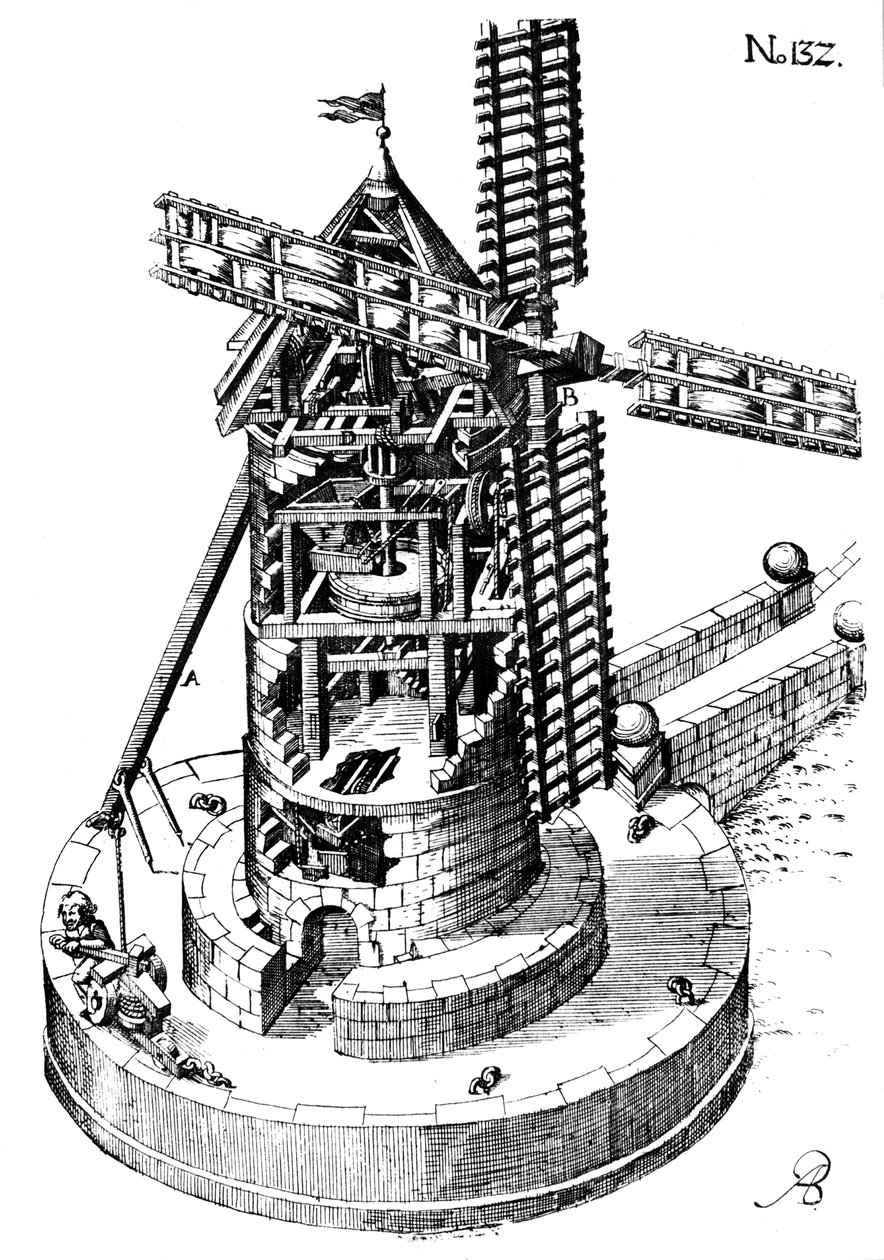 Moinho de torre, 1620 de Unbekannt