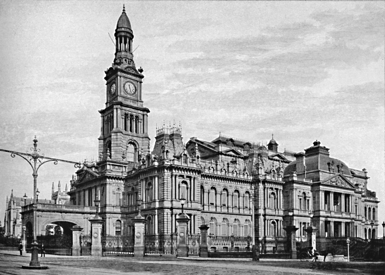 Câmara Municipal, Sydney, c1900. de Unbekannt