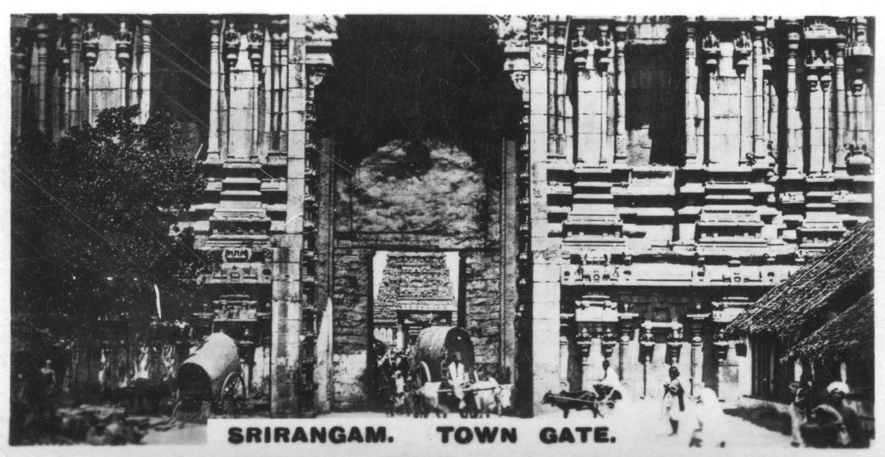Portão da cidade, Srirangam, Índia, c1925 de Unbekannt