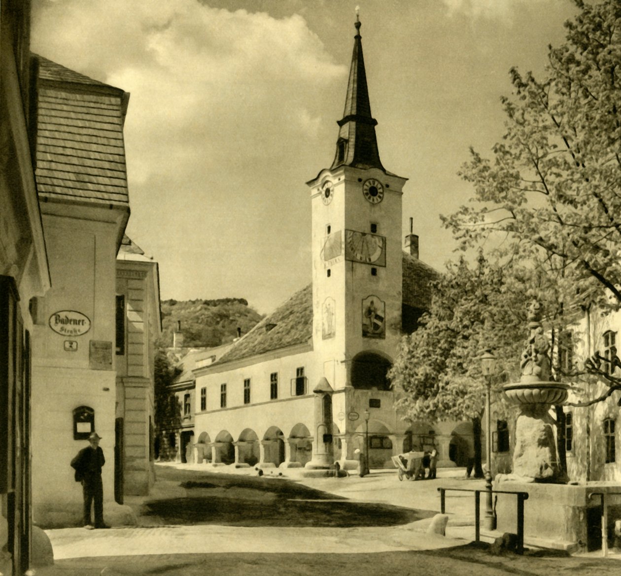 Prefeitura, Gumpoldskirchen, Mödling, Baixa Áustria, c1935. de Unbekannt