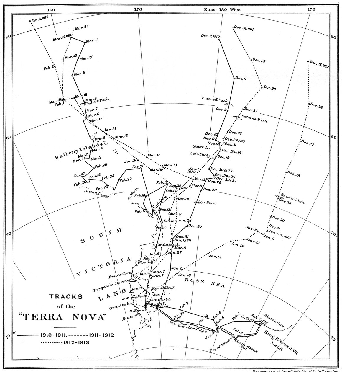 Trilhas da Terra Nova, 1910-1913, 1913 de Unbekannt
