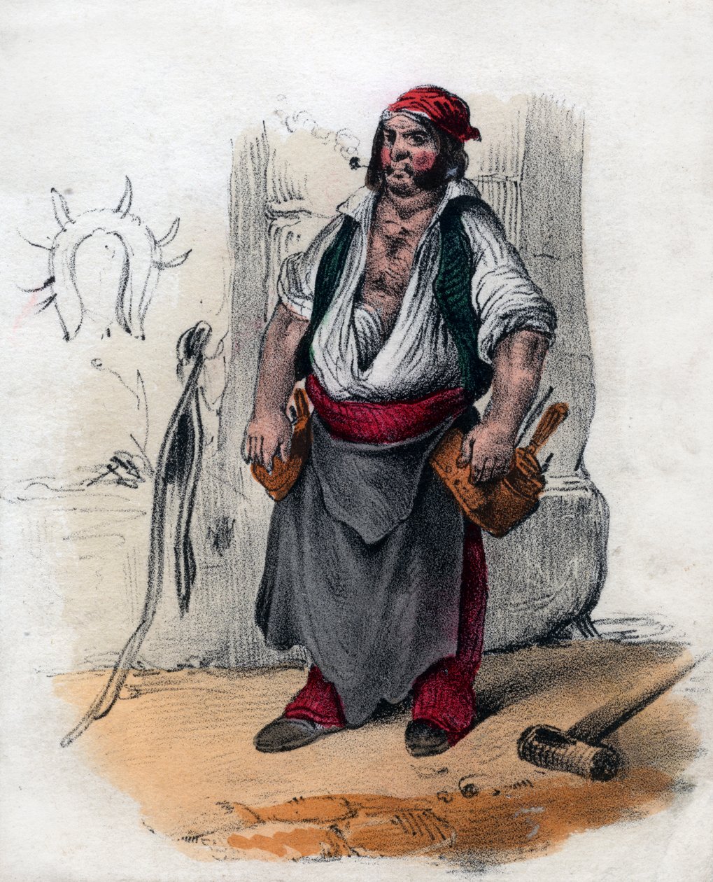 Comerciante, século XIX de Unbekannt