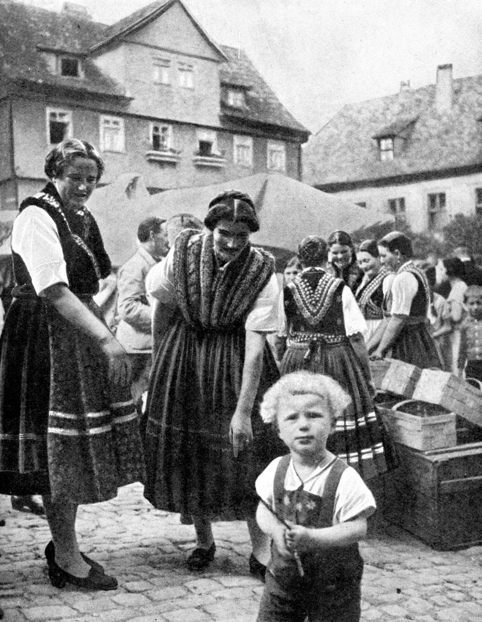 Traje tradicional, Alemanha do Sul, 1936 de Unbekannt