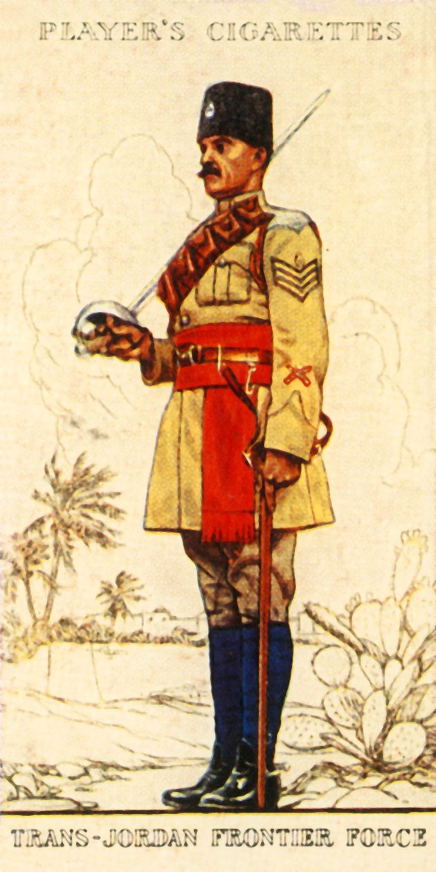 Força de fronteira da Trans-Jordânia, 1936. de Unbekannt