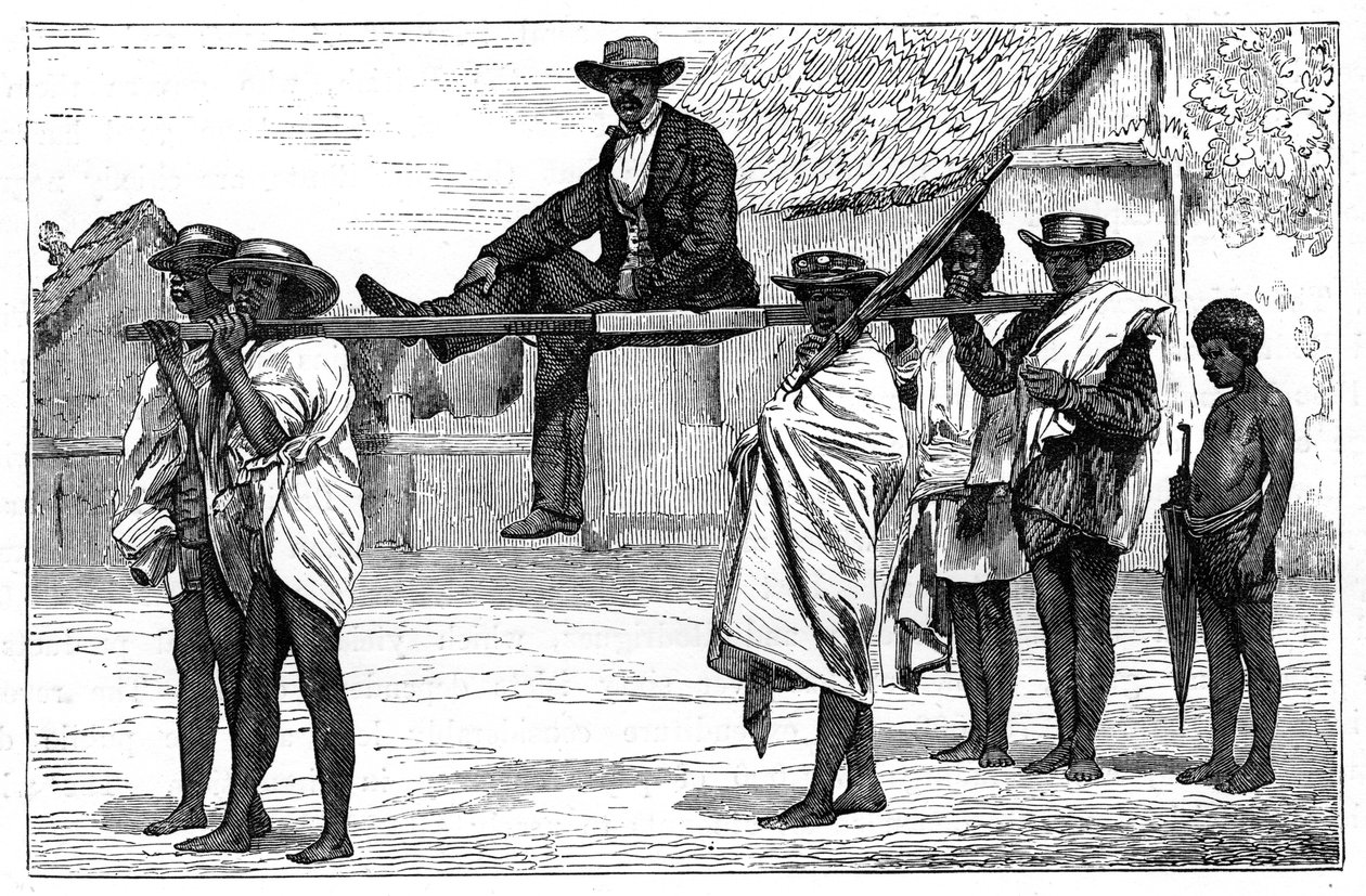 Viajando em Madagascar, c1890 de Unbekannt