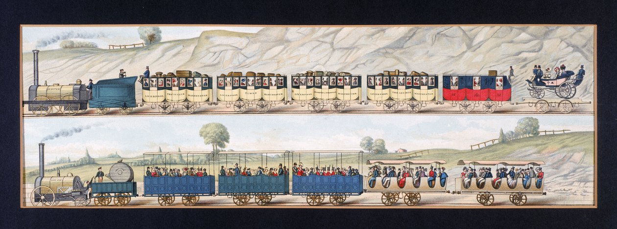 Viajando nos caminhos-de-ferro de Liverpool e Manchester de Unbekannt