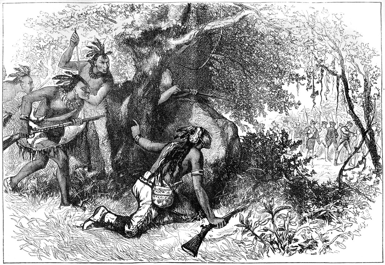 Traição dos Cherokees, século XVIII c1880 de Unbekannt