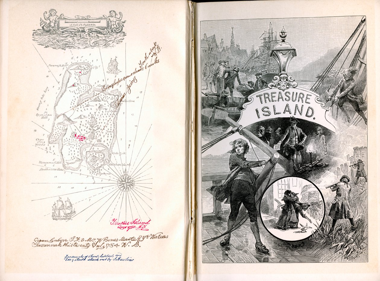 Treasure Island, de Robert Louis Stevenson, 1886 de Unbekannt