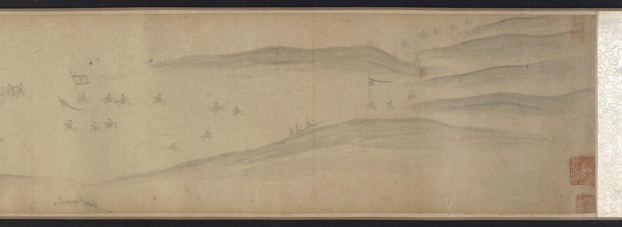 Tratado na Ponte Bian, dinastia Yuan ou Ming, séculos XIV-XV. de Unbekannt