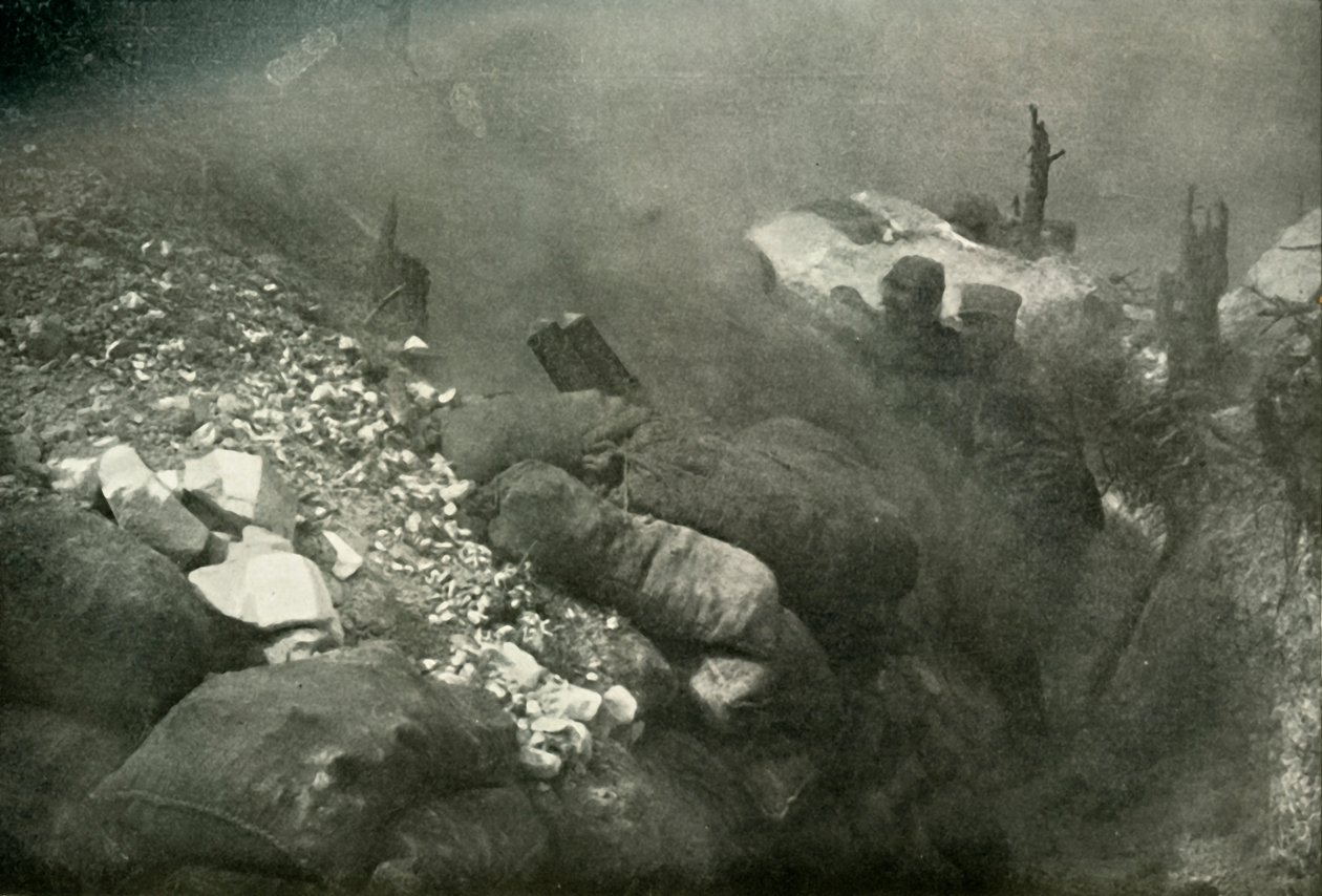 Guerra de Trincheiras em Argonne, 1919. de Unbekannt