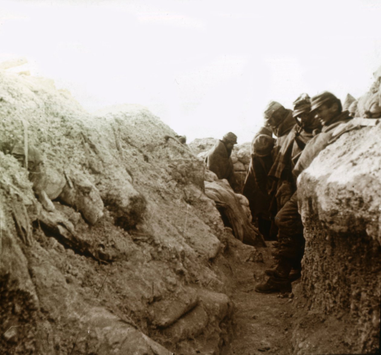 Trincheiras, Champagne, norte da França, c1914-c1918 de Unbekannt