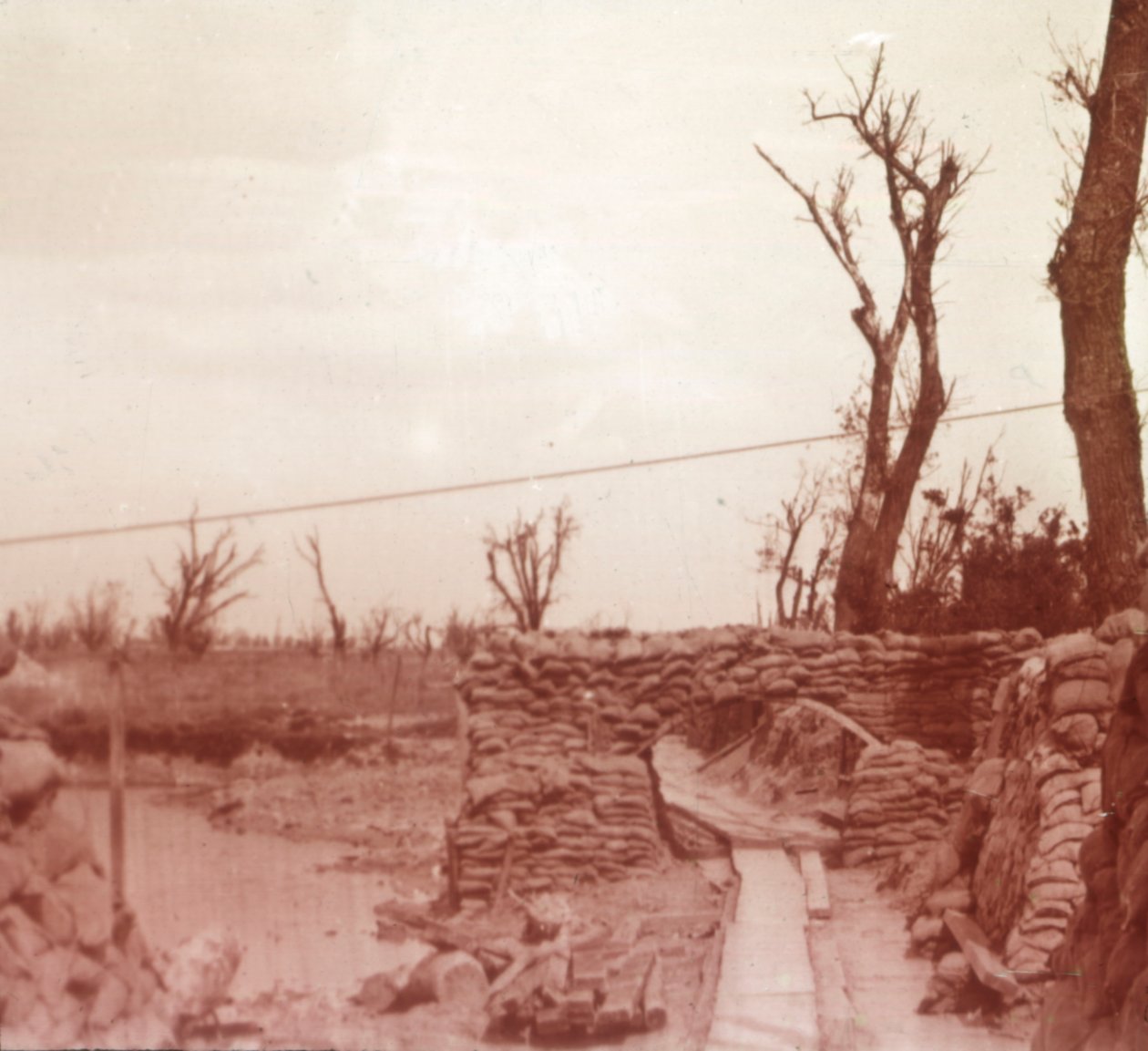 Trincheiras, Diksmuide, Bélgica, c1914-c1918 de Unbekannt