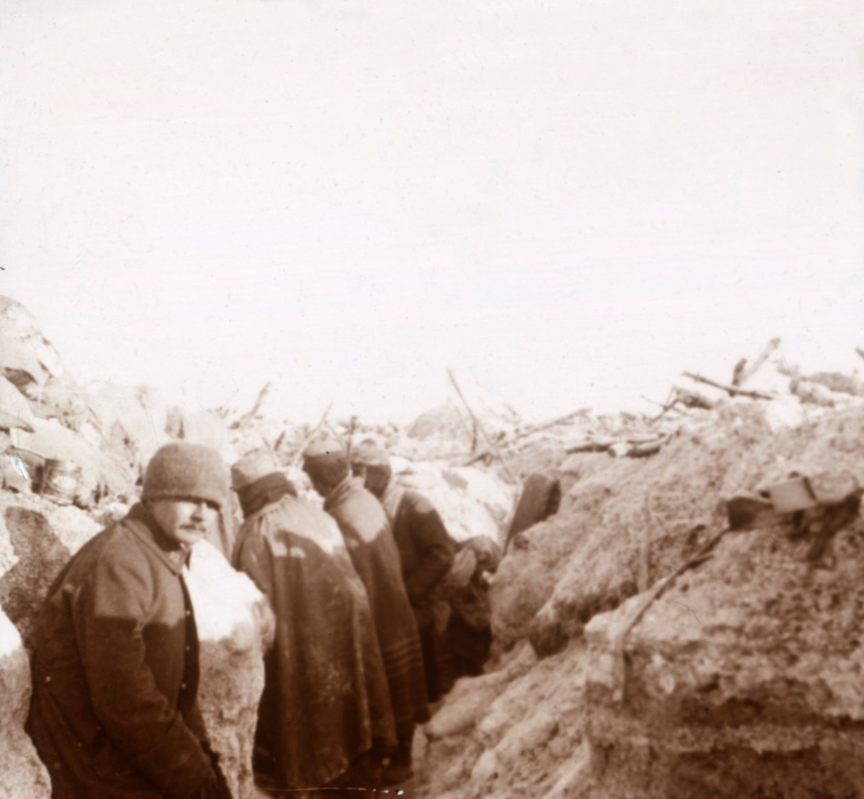 Trincheiras, Tahure, norte da França, c1914-c1918 de Unbekannt