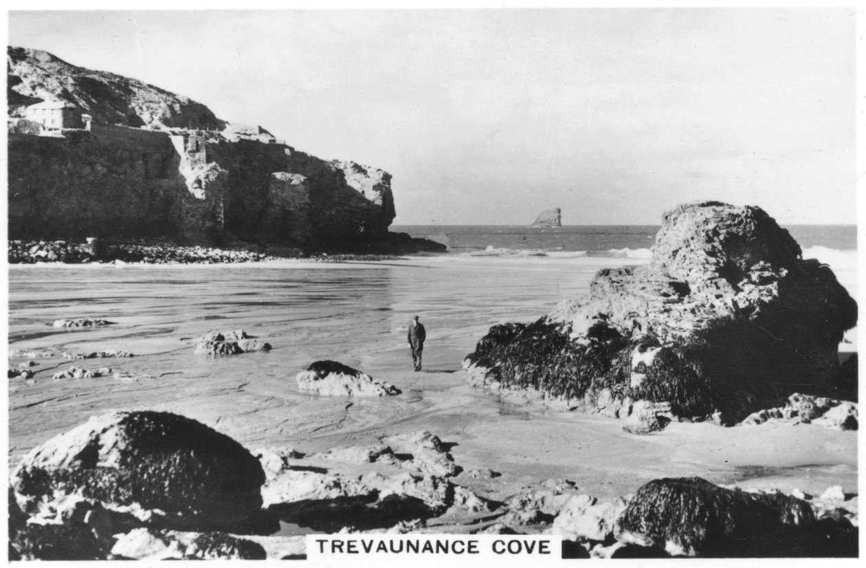 Trevaunance Cove, Costa da Cornualha, 1937 de Unbekannt