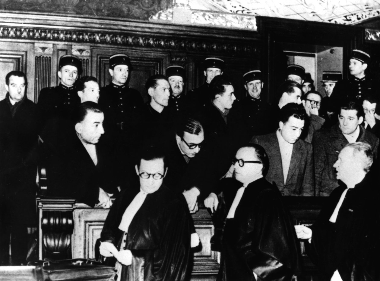 Julgamento de membros franceses da Gestapo, Paris, de 1 a 12 de dezembro de 1944 de Unbekannt