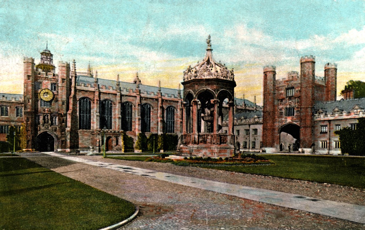 Fonte Trinity College, Cambridge, Cambridgeshire, final do século XIX de Unbekannt