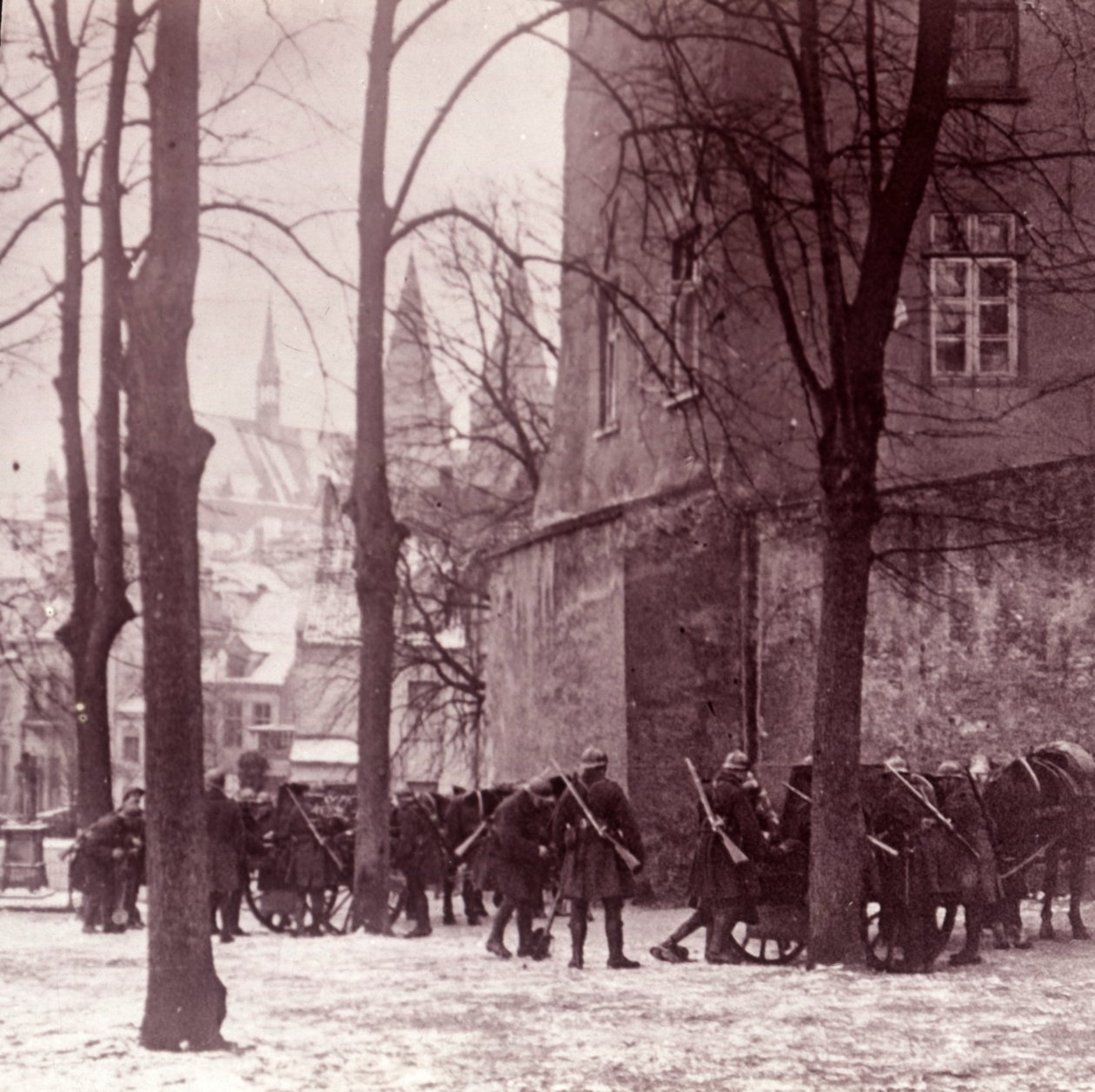 Tropas, Aachen, Alemanha, c1914-c1918 de Unbekannt